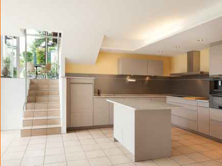 Kücheneinbau mit Rigipsplatten